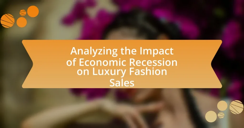 Analyzing the Impact of Economic Recession on Luxury Fashion Sales