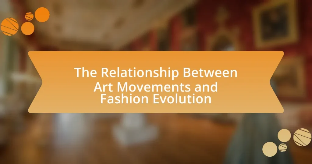 The Relationship Between Art Movements and Fashion Evolution