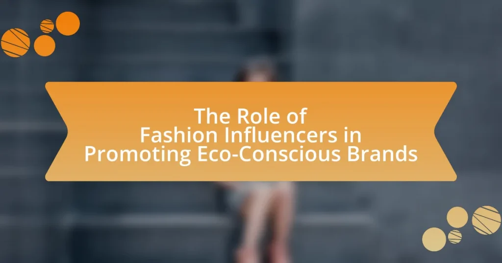 The Role of Fashion Influencers in Promoting Eco-Conscious Brands