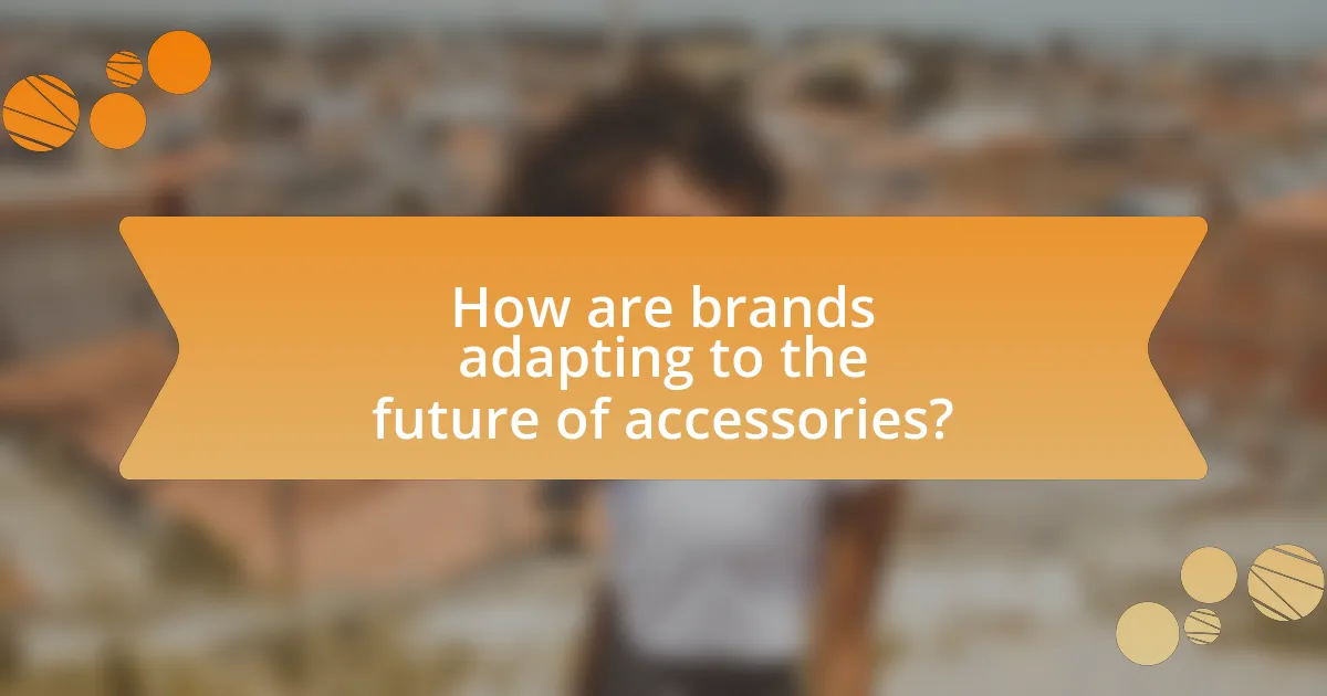 How are brands adapting to the future of accessories?