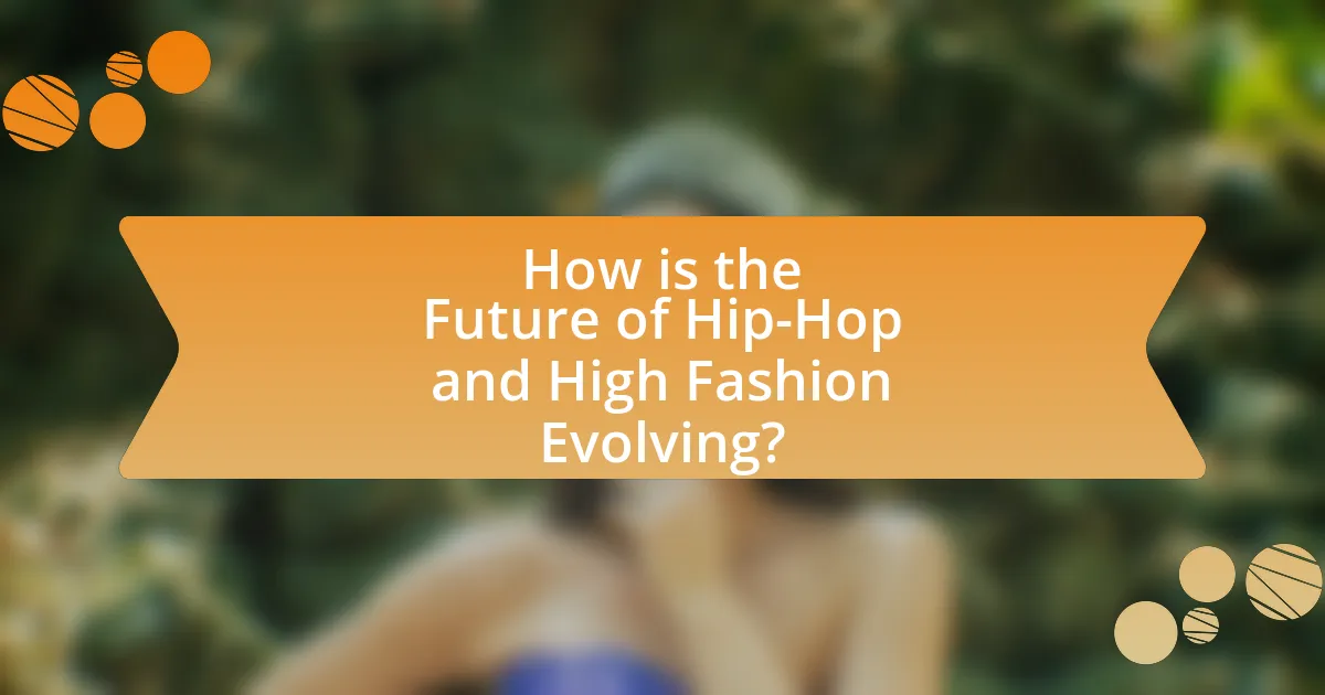 How is the Future of Hip-Hop and High Fashion Evolving?