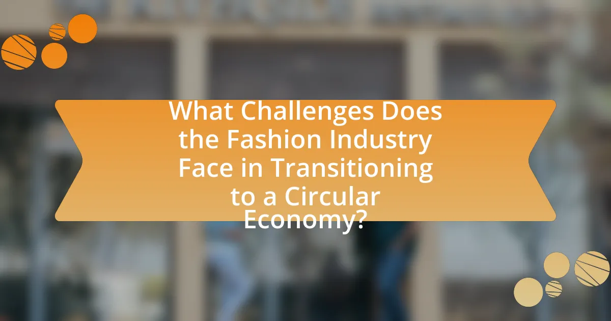 What Challenges Does the Fashion Industry Face in Transitioning to a Circular Economy?