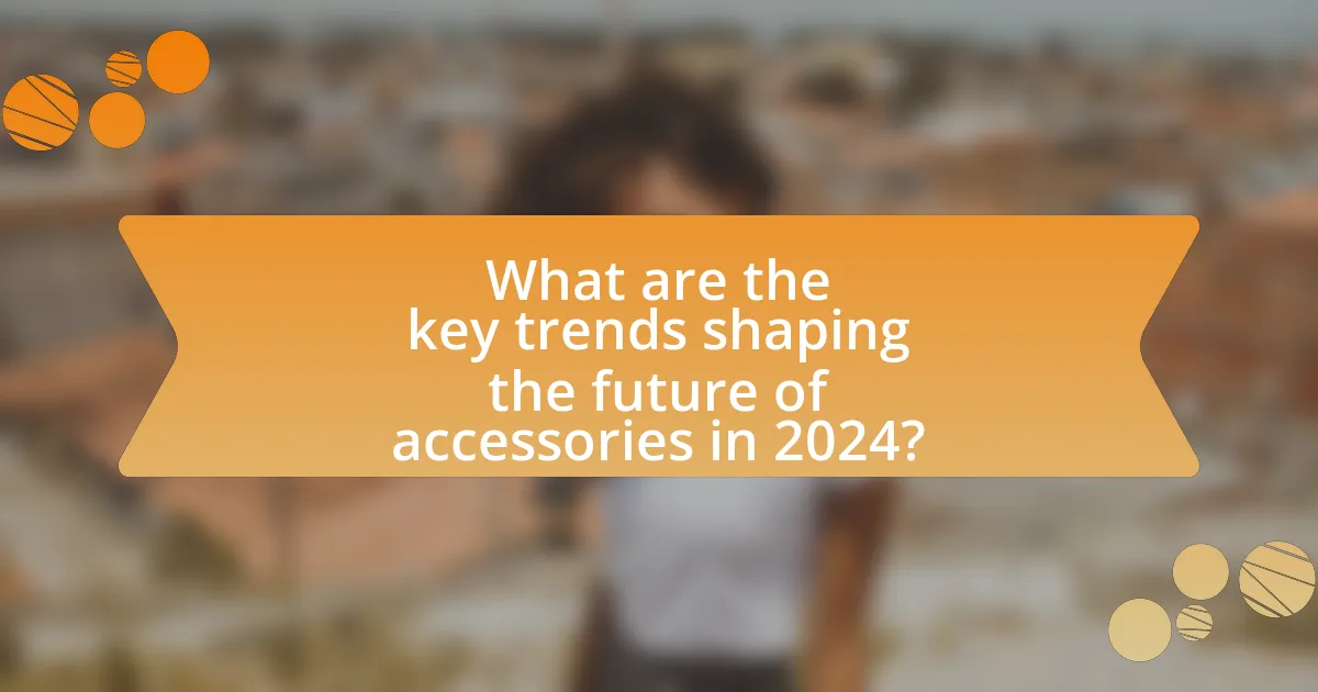 What are the key trends shaping the future of accessories in 2024?