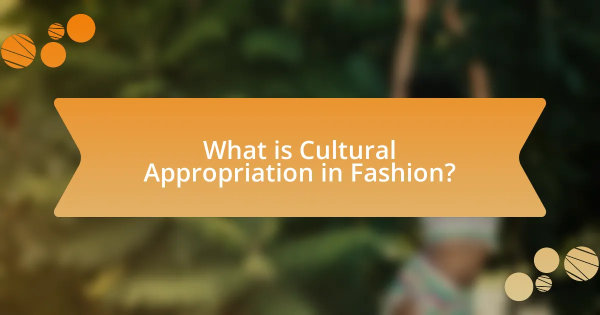 What is Cultural Appropriation in Fashion?