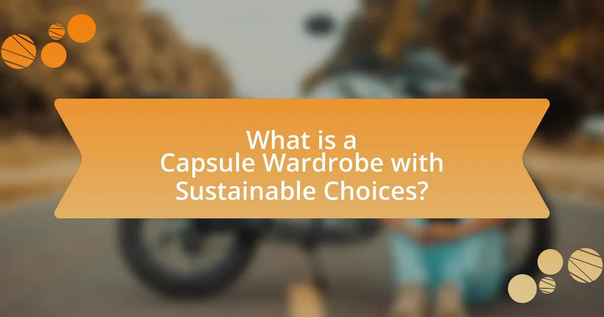 What is a Capsule Wardrobe with Sustainable Choices?